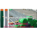 pvc coated galvanized chain link mesh diamond fence netting roll for animal or sports